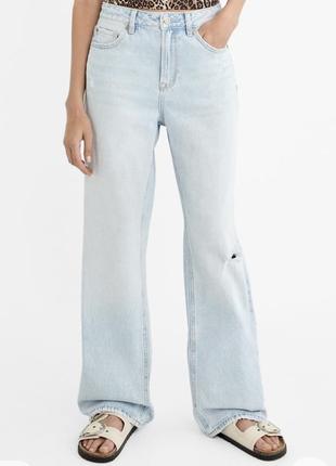 Джинси stradivarius ,джинси straight wide , джинси жіночі страдіваріус