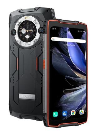 Захищений смартфон blackview bv9300 pro 8/256gb orange потужний телефон із великою батареєю