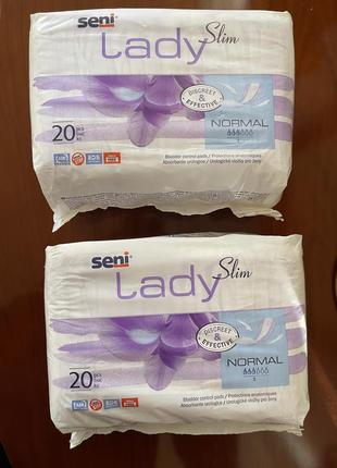 Урологические прокладки seni lady slim normal 20 шт