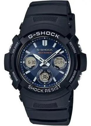 Часы casio awg-m100sb-2aer g-shock. черный