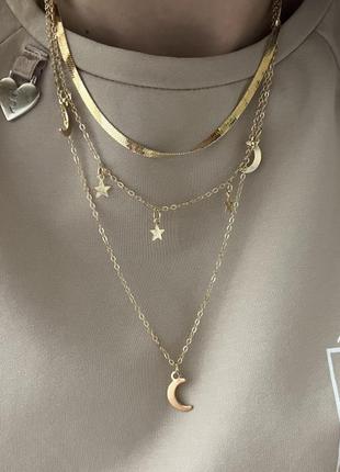 Трендовий комплект ланцюжків