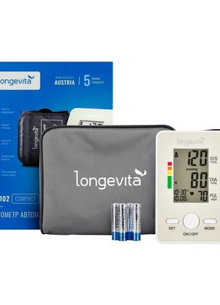 Тонометр longevita bp-102 з універсальною lux манжетою 22-32см гарантія 5 років