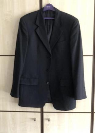 Піджак чорний вовняний valentino