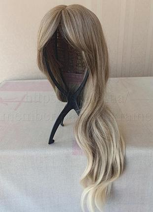 Новый парик блонд, длинный, с чёлкой, термостойкая, парик
