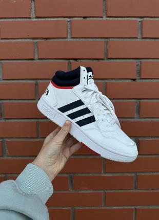 Унисекс кроссовки adidas hoops mid