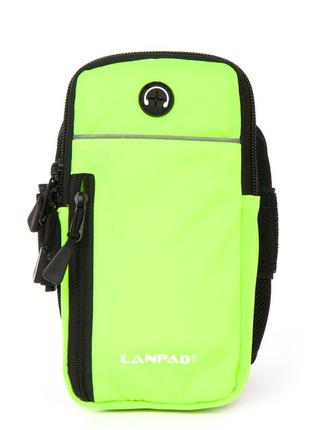 Сумка мужская на пояс нейлон lanpad 36011 green спорт podium арт. 38995