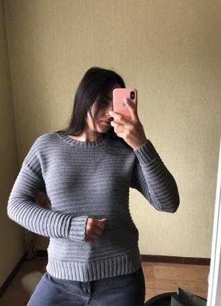 Свитер качественный теплый свитер джемпер кофта пуловер вязаный