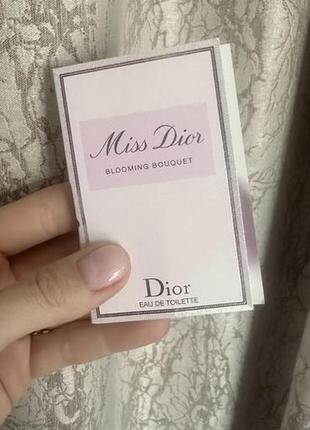 Пробник dior miss dior blooming bouquet 1 ml