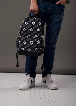 Cпортивный мужской женский городской рюкзак с принтом jordan джордан4 фото
