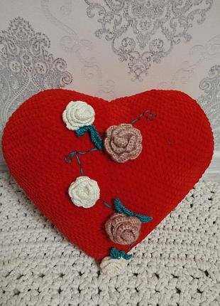 М'яка подушка сердце