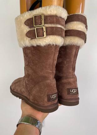 Новые женские сапоги ботинки ugg australia becknam boots chestnut4 фото