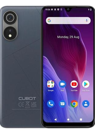 Потужний смартфон cubot p60 black 6/128 гб сенсорний мобільний телефон із великим екраном