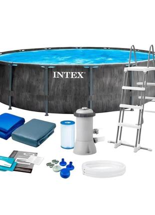 Каркасный бассейн intex