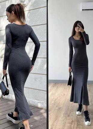 Платье длинное