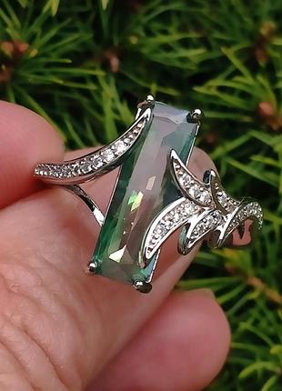 Кольцо и кулон с мистик топазом