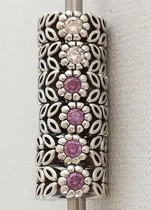 Pandora оригинал шарм с камнем