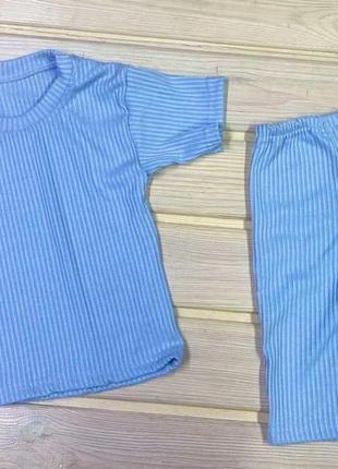 Костюм літній на дівчинку рубчик 92-140 зріст