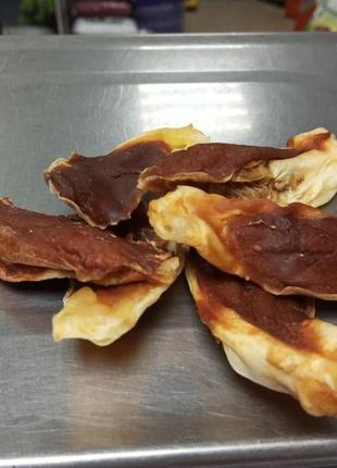 Ласощі для собак лакі стар вухо кролика з м'ясом качки, 250гр(туба)