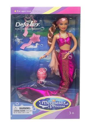 Кукла defa 20983 русалка розовый , лучшая цена