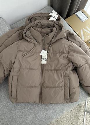 Куртка пуфер zara