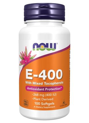 E-400 mixed tocopherols - 100 sgels