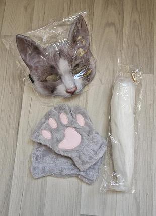 Набір квадробера: маска, хвостик 29 см, лапки