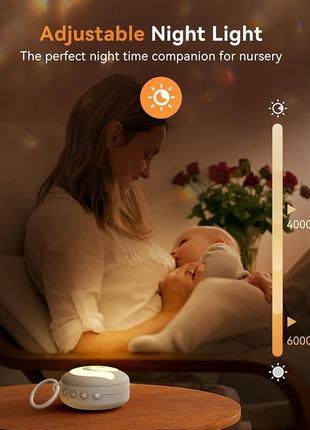 Портативная звуковая машина dreamegg d11 с ночником для  детей8 фото