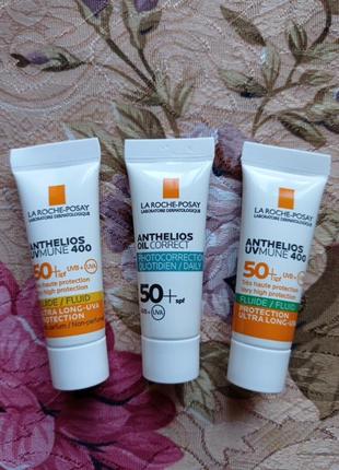 Набор из трех пробников la roche-posay anthelios