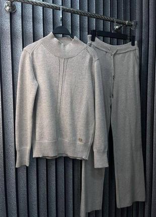 Костюм спортивный кашемир в стиле loro беж