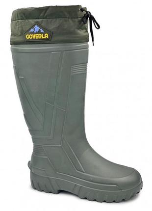 Сапоги качественные резиновые утепленные высокие. размер 43, резиновые сапоги для...