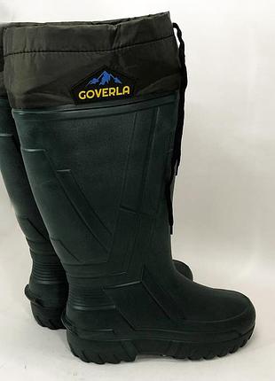 Сапоги качественные резиновые утепленные высокие. размер 43, резиновые сапоги для...