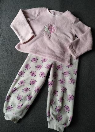 Тепла флісова піжама matalan, 4-5 р.