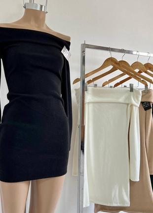 Стильное женское платье в рубчик mia-141