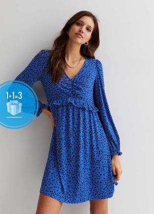 Платье в горошек new look 18