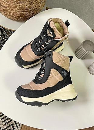 Теплительные зимние дутики для девушек