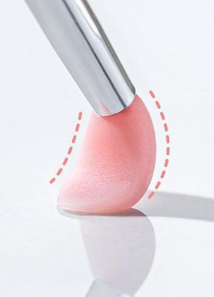 Набор кисточек с колпачком 3 шт для нанесения крема апликатор для губ кисть...