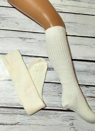 Высокие теплые шерстяные шерстяные шерстяные женские носки подколенки гольфы носки молочные белые шерсти ламы