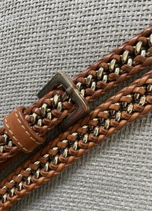 Ремень кожаный женский massimo dutti m/854 фото