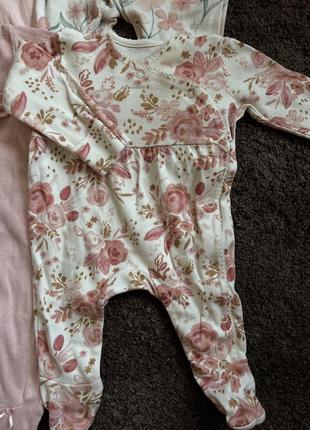 Набір 6 шт чоловічки для дівчинки george, 0-3 міс3 фото