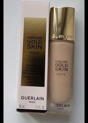 Guerlain, 10 ml, залишок тонального крему, parure gold skin, франція