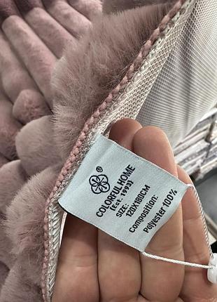 Мега роскошный!!️ковер шиншила 8 см полоска на резиновой основе 120-180см