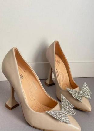 Туфли лодочки с бантиком, 39 р