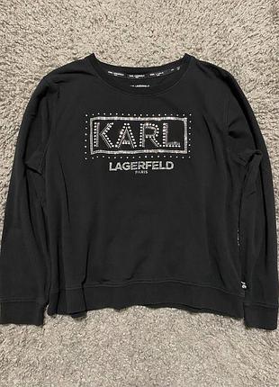 Свитшот кофта женская karl lagerfeld батал оригинал