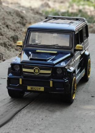 Металлическая машинка mercedes-benz g65 amg brabus