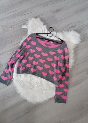 Дуже гарна оверсайз вкорочена кофта в ідеальному стані