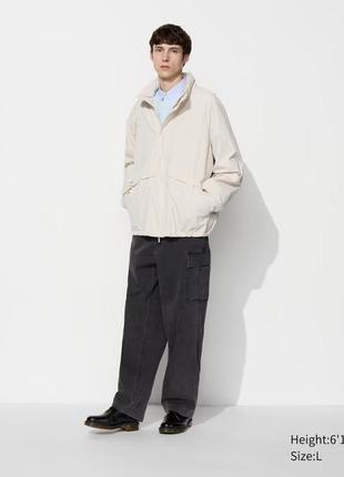 Широкие джинсовые брюки-карго uniqlo