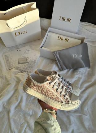 Кеды в стиле dior