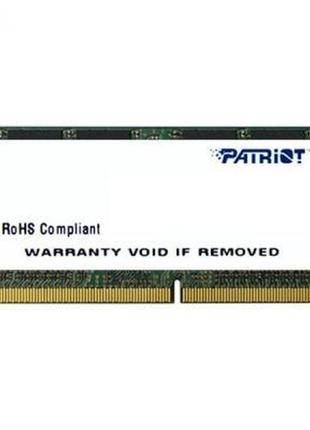 Модуль пам'яті для ноутбука sodimm ddr4 8 gb 2400 mhz patriot (psd48g240081s)