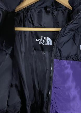 Tnf The North Face 1996 retro nuptse куртка пуховик мужская фиолетовая теплая зимняя 700 унисекс7 фото