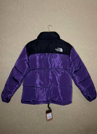 Tnf The North Face 1996 retro nuptse куртка пуховик мужская фиолетовая теплая зимняя 700 унисекс5 фото